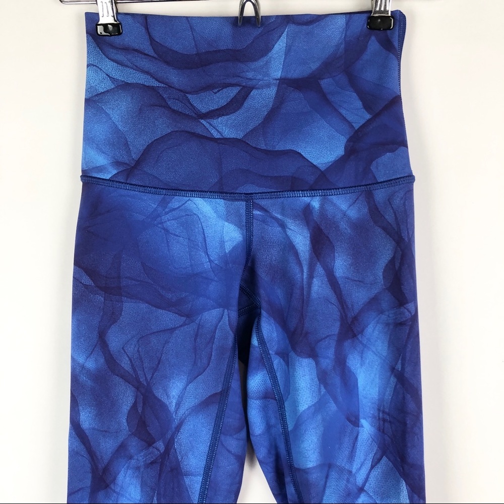 Lululemon Wunder Under Crop (Hi-Rise) (21") Midnight Tulle Multi Luxtreme - Picture 5 of 13